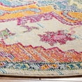 thumbnail image 3 of SAFAVIEH Crystal Debra Southwestern Area Rug, Light Blue/Fuchsia, 4' x 4' Round, 3 of 10