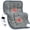Gray, variant on Heating Pad, Weighted Heating Pad with Massaging Vibrations, Massage Heating Pad for Back Cramps Shoulder Pain Relief, 6 Heat Settings & 4 Massage Modes, Gifts for Christmas, 24” x 12”