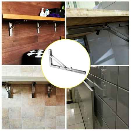 

Hardware Bracket Shelf Bracket Stainless Steel Bedroom Bathroom For Support Kitchen