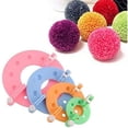 thumbnail image 1 of Herramientas de tejer, juego de pompones, bola de pelusa, aguja para tejedor, Kit de herramientas para manualidades para sombreros, bufandas, ropa, sombreros tejidos, manualidades, 1 of 8