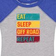 thumbnail image 4 of Inktastic Four Wheeling Eat Sleep off Road Repeat Boys or Girls Baby Bodysuit, 4 of 5