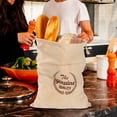 thumbnail image 5 of Limei Grocery Bags Breathable Extra Large Bread Drawstring Bags Reusable Natural for Picnic, 5 of 7