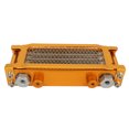thumbnail image 2 of Juego de radiador de enfriador de aceite de motocicleta de 17 piezas, kit de refrigeración de aceite de motor de 4 filas de aluminio, reemplazo para Monkey 125cc-140cc, dorado, 2 of 5