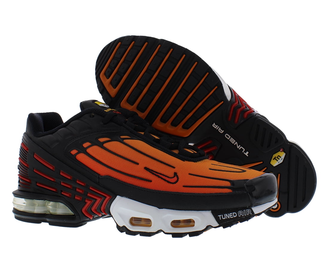 Nike Air Max Plus III Unisex Shoes Size 10, Color: Black/Pimento/Bright Ceramic