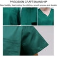 thumbnail image 3 of Hauts et Pantalons de Gommage Col en V Manches Courtes Uniforme Médical Robe Chirurgicale, 3 of 5