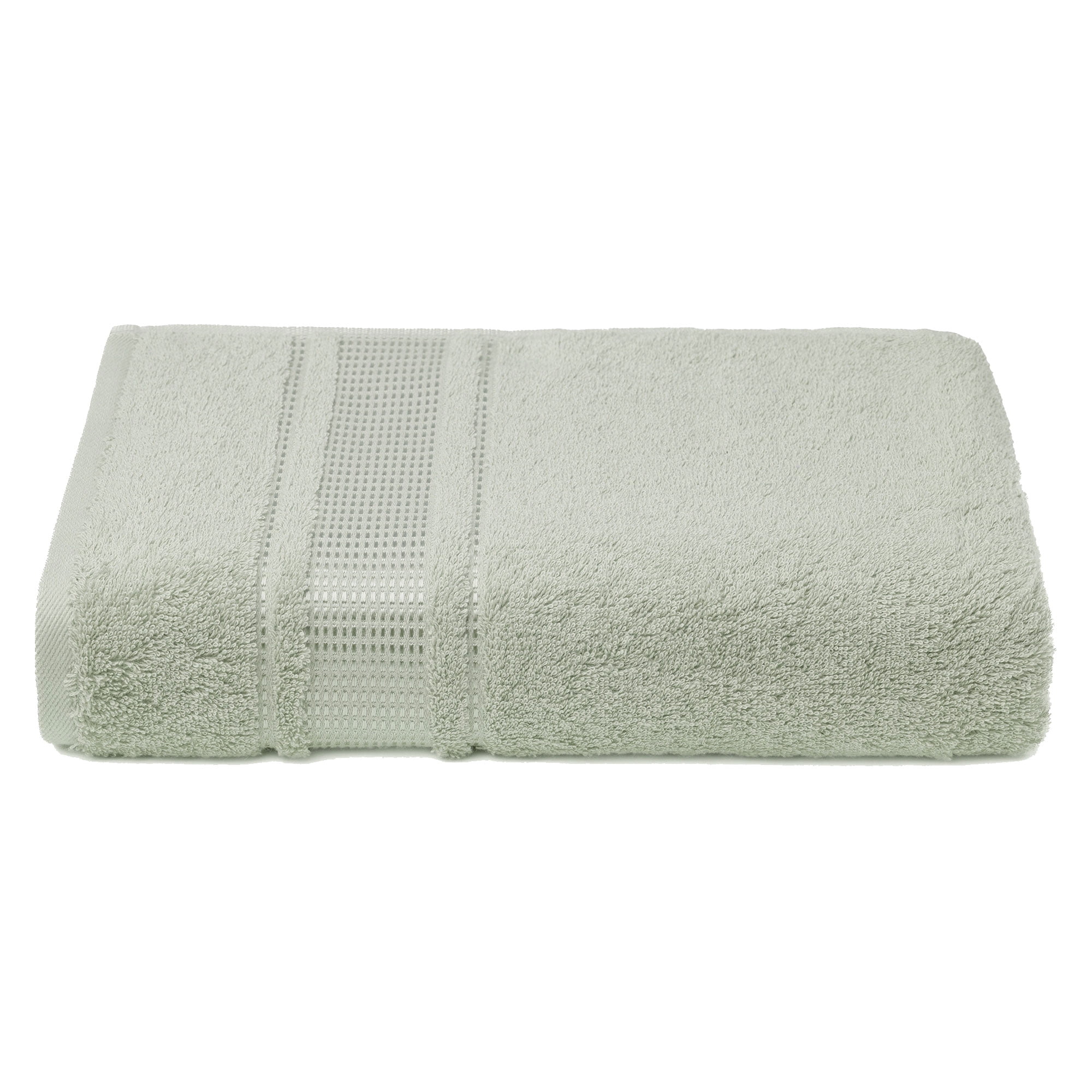 Melissa Linen Premium Turkish Cotton Set of 3 Luxury Bath Towel Set, Green