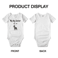 thumbnail image 5 of My Big Sister Is A Miniature Pinscher Dog Funny Baby Romper Boy Girl Unisex, 5 of 5