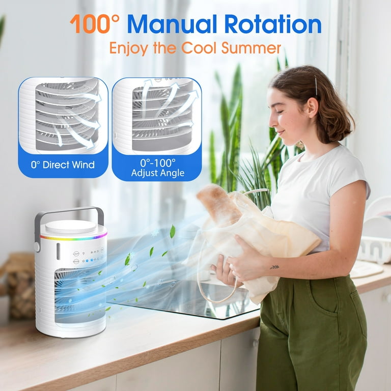 Rechargeable portable 2024 air conditioner