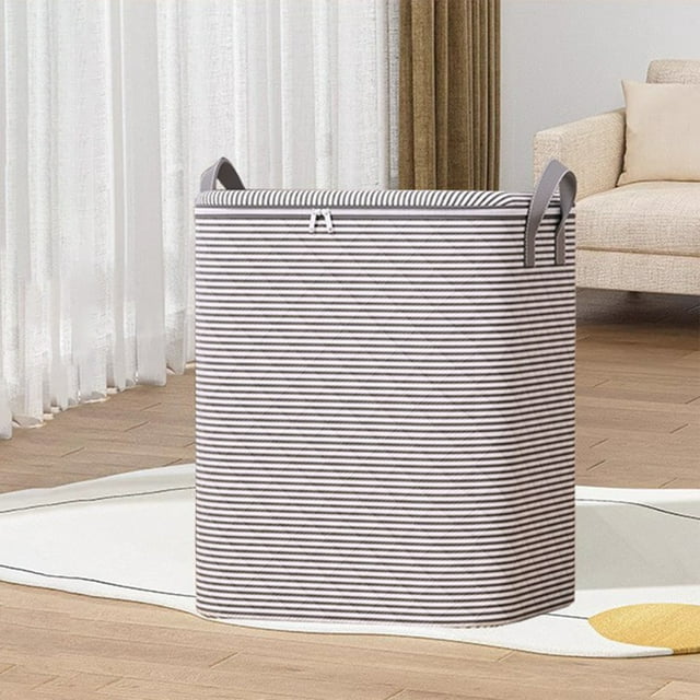 Heavy Duty Storage With Reinforced Handles Extra Large Storage Bags For Clothes Tote Bag Thickened Double Zipper For Space Saving Travel