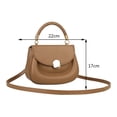 thumbnail image 3 of Bolsa De Hombro Bolsa de viaje de compras de cuero PU Solapa Color sólido Exquisito portátil para el trabajo Likrtyny Para Estrenar, 3 of 9