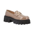 thumbnail image 2 of Zapato Mujer Kipon Casual Plataforma Mocasin Chunky Hebilla cafe 24, 2 of 6