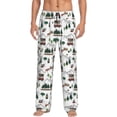 thumbnail image 1 of Fotbe Camping Caravan 2 Pantalones de Pijama para Hombre, Pantalones de Dormir, Pantalones de Casa con Cintura Ajustable y Bolsillos-X-Large, 1 of 6