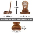 thumbnail image 4 of Gamer Gifts For Teenage Boy, Gamer Room Decor For Man, Best Gifts For Son, Boyfriend, Husband, Gaming Accessories, Wooden Gaming Headset Stand For Gaming Desktop- Can'T Hear You I'M Gaming, 4 of 5