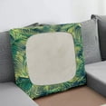 thumbnail image 3 of Renewold Palm Leaf Green Stretch Sofa Seat Cushion Slipcover Soft Dog Couch Slipcover Elastic Separate Armchair Slipcover Pet Friendly for Living Room Home Decor, S, 3 of 5