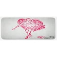 thumbnail image 1 of Zodiac Virgo Kitchen Mat, Virgin of Zodiac Illustration with Abstract Angel Wings, Plush Decorative Kitchen Mat with Non Slip Backing, 47" X 19", Pink Pale Grey, by Ambesonne, 1 of 1