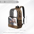 thumbnail image 7 of ZIATUBLES Clear Backpack, Heavy Duty Fabric & PVC Transparent Bookbag with USA Leopard Flag Print, Large Capacity See Through Backpack for School College Work Travel Security, 7 of 7