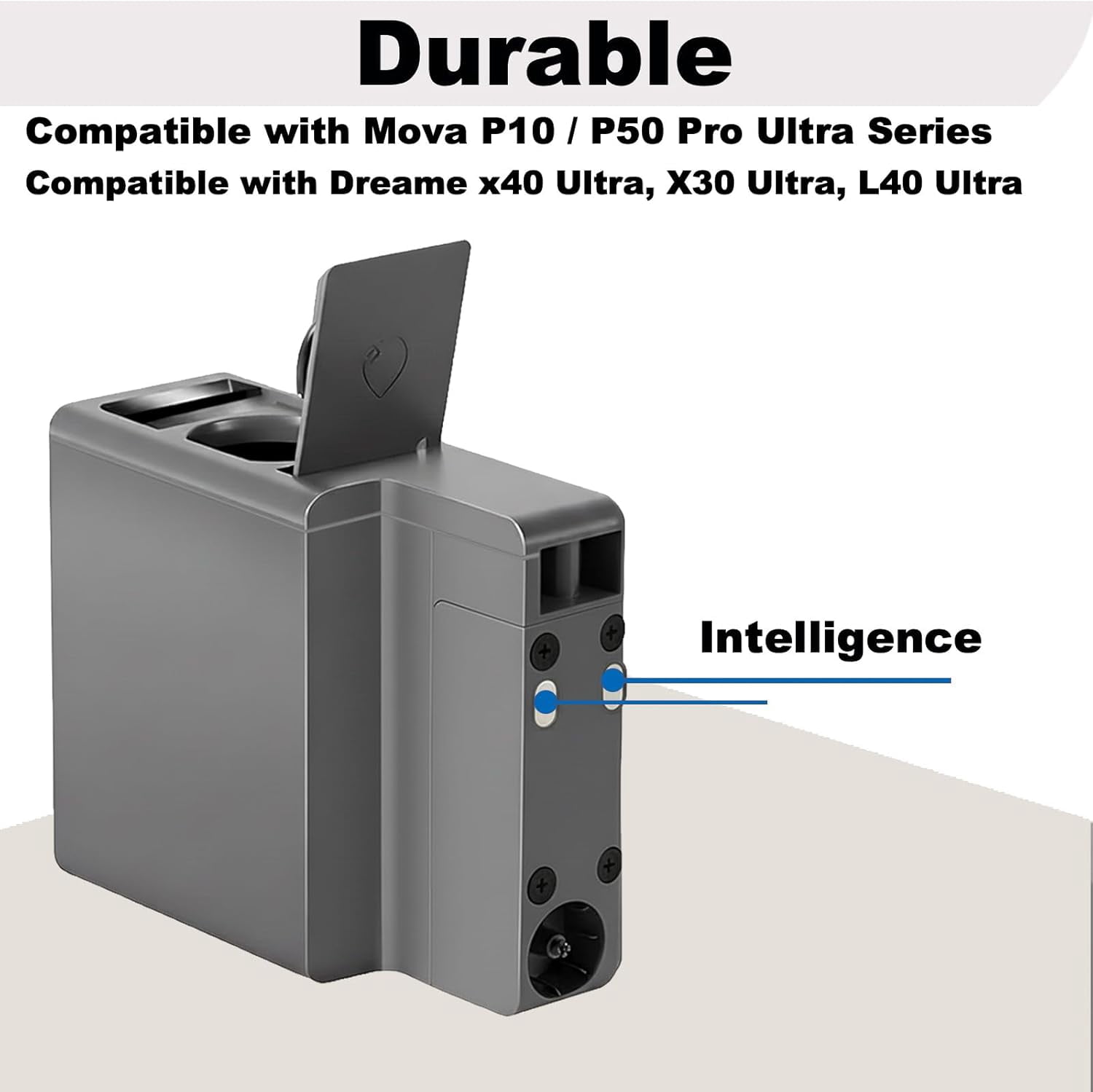 Cleaning Solution Tank Module for Dreame L40 Ultra X40 Series X30 Ultra L10s Pro Ultra Mova P10 Pro Ultra E40 P50 Pro Ultra Robot Vacuum
