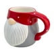 thumbnail image 5 of Juego de 4 Tazas Cerámica Diseño Relieve Gnomo Nórdico Minimalista Navideño para Bebidas Calientes, Capacidad 400 ml, 5 of 11