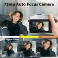 thumbnail image 5 of Saneen 6K Digital Camera for Photography 84MP Vlogging Camera with 3'' 180°Flip Touch Screen 18X Zoom 32GB SD Card Autofocus Video Cameras Black, 5 of 8