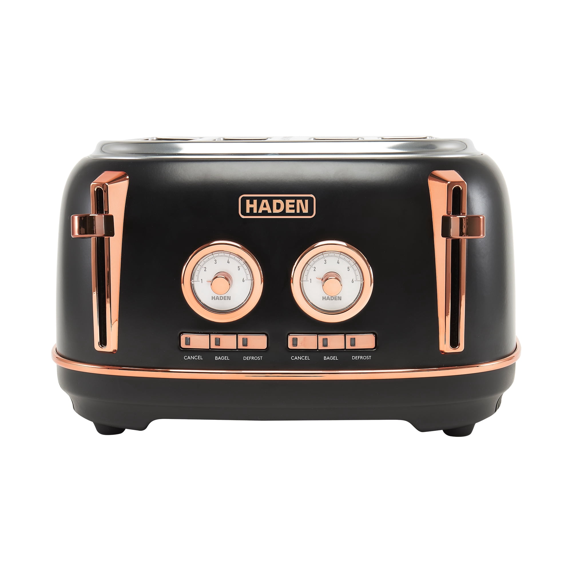 Black/Copper - 4 Slice