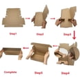 thumbnail image 7 of Corrugated Cardboard Shipping Boxes, 8"x4"x4" Small Parcel Boxes, Packaging Mailing Boxes for Business, Posting, Small Packet Shipping, Storing or Gift(Pack of 30), 7 of 7