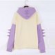 thumbnail image 4 of ICHUANYI Liquidación Moda Mujer Casual Impresión Manga Larga Empalme Dinosaurio Sudadera Tops ICHUANYI WER202308254168, 4 of 5
