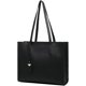 thumbnail image 1 of Women's Tote Bag Large Handbag Soft Leather Simple Shoulder Bag with Zipper for School Work Leisure -Qin, 1 of 5