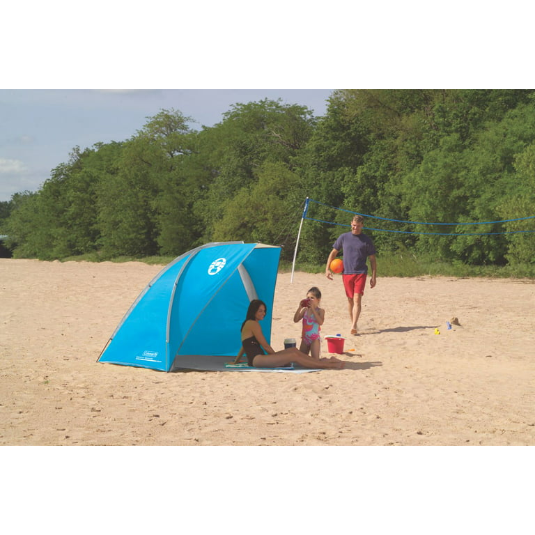  Beach Tent Canopy 7×7 FT Sun Shelter Outdoor Tent UPF50+  Protable Family Tent with 4 Sandbag Anchors 2 Pole Outdoor Shelter for  Beach Camping Fishing Backyard and Picnics (Navy Blue) : Everything Else