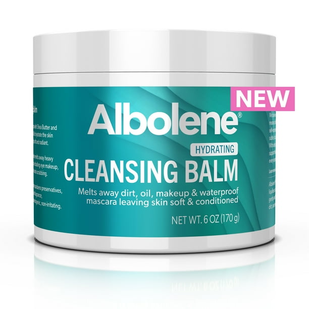 Albolene Cleansing Balm, Hydrating Makeup Remover and Face Wash with