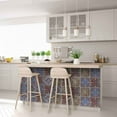thumbnail image 6 of Mi Alma Red Brown Spanish Peel & Stick Vinyl Backsplash Tiles 5x5, 24 pcs, 6 of 11