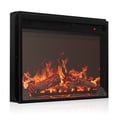 thumbnail image 2 of BELLEZE 23" Electric Fireplace Insert, Recessed Fireplace Heater w/ Remote Control, Indoor Fireplace Heater with Adjustable Brightness, Timer, Automatic Temperature Control, Black, 2 of 7