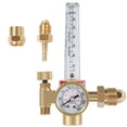 thumbnail image 3 of CNKOO HTP Argon CO2 Mig Tig Flow Meter 0-4000 PSI Precise Gas Welding Regulator 10-60CFH Adjustable Argon Regulator Copper Flowmeter Gauge for Argon Helium Nitrogen, 3 of 10