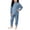 Blue, variant on Cethrio Girls Pajama Sets Size 14-16, 2 Piece Comfortable Long Sleeve Fall Winter Thermal Underwear Sets Purple