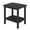 Black, variant on 17.7" HDPE Double Patio Side Table - Rectangular Small Outdoor End Table for All Outdoor Spaces
