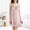 Pink, variant on Xysaqa Women's Satin Chemise Nightgown Embroidery Trim Sexy V Neck Spaghetti Strap Nightdress Ice Silk Lingerie for Women Full Slips Sleepwear M-2XL