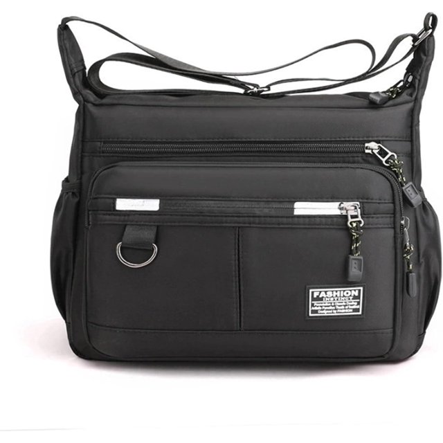 Bolso de hombro para hombre, bolso bandolera de lona, bolso bandolera, mochila de viaje