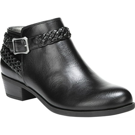 

Women s Life Stride Adriana Ankle Boot Black PU 6 W