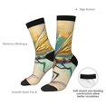 thumbnail image 4 of KLL Cartoon Dragonfly Art Print Cool Socks Men's Women's Crew Socks Funny Crazy Novelty Stockings, 4 of 6