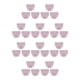 thumbnail image 1 of Minnieouse Bragas de 3 piezas para mujer, ropa interior, lencería Sexy, calzoncillos cómodos, pantalones cortos transpirables para mujer, gris, gris rosa SG 10Conjunto, 1 of 6