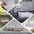 thumbnail image 6 of Purple Grey Botanical Body Pillow Covers 20"x54", Spring Floral Summer Farmhouse Soft Brushed Microfiber Breathable Throw Pillow Covers, Pillowcase with Zipper for Couch Sofa Bedroom Living Room, 6 of 9