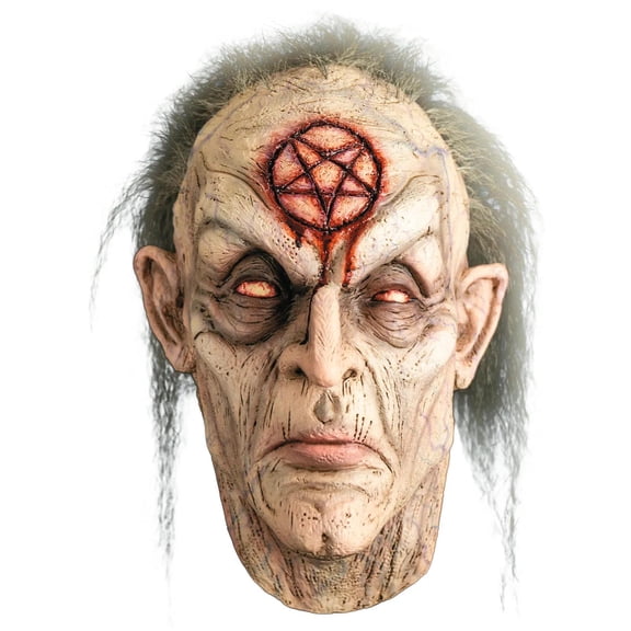 Trick or Treat Studios Trick or Treat Studios Adults Pentagram Witch Halloween Costume Mask - Black One Size