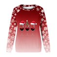 thumbnail image 4 of Winter Saving Talove Long Sleeve Shirts for Women Funny Graphic Sweatshirt Women Fall Clothes Long Sleeve Tops Womens Tops Trendy Dressy Christmas Shirts, 4 of 5