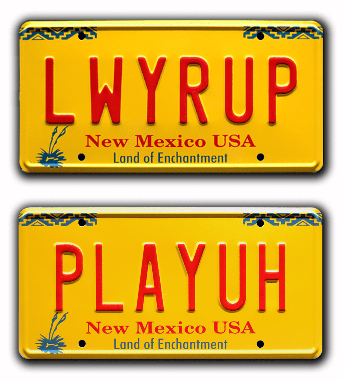BAT-1 Metal Stamped License Plates The Jokers Hahaha Batman