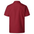thumbnail image 3 of BOBOGOJP Chemise Homme Manches Courtes Classique Douce Tissée, Vin 3TG, 3 of 4