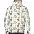 thumbnail image 7 of Haiem Jungle Animal Patterned Men's Hoodie with Kangaroo Pocket - Ideal Pullover Sweatshirt for Daily Wear, Travel, and Home-X-Large, 7 of 7