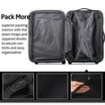 thumbnail image 6 of Zimtown 20/24/28" Hardside Spinner Suitcase 3 Piece ABS Luggage Set with TSA Lock, Purple, 6 of 8