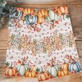 thumbnail image 4 of Orange Blue Fall Kitchen Towels Set of 4, Water Absorbent Dish Towel, Thanksgiving Pumpkins Botanical Vintage Decorative Hand Towels - Quick Drying Cloth for Cooking Baking, 18x28 Inch, 4 of 8
