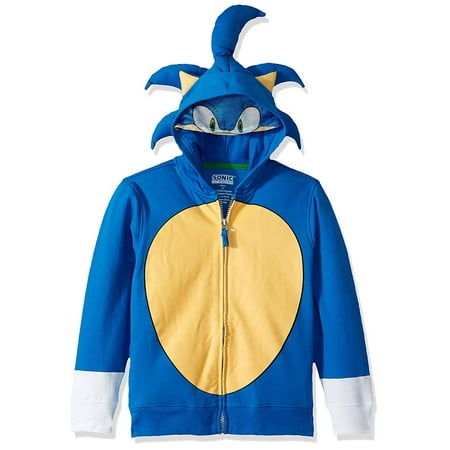 Sega Little Kids Sonic The Hedgehog Costume Hoodie, Royal, 4