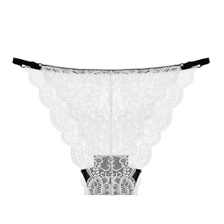

TAIAOJING Cotton Underwear For Women - 6 Pack Lace Underwear Panties Seamless Ladies Assorted Soft Bikini Ultra Brief Panties