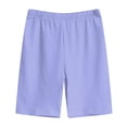 thumbnail image 3 of NIEWTR 11-12 Years Teen Girls'Clothing 2 Piece Sets Summer Short Sleeve Graphic T Shirt And Print Shorts Outfit Set Yoga Gym Outfit Top and Flare Pants Set A7-Blue, 3 of 8